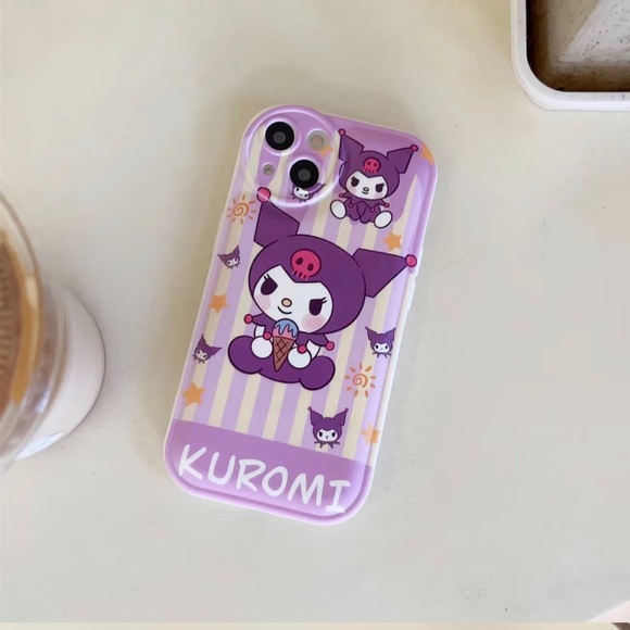 Kuromi Pattern iPhone Case - Picture 1 of 6